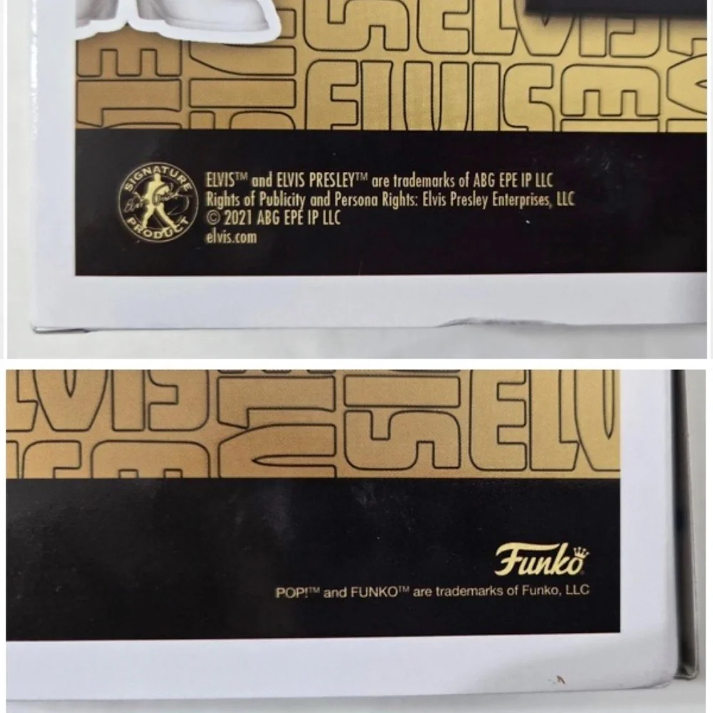 New Funko Pop! Elvis Presly Pure Gold Figure #10 2021